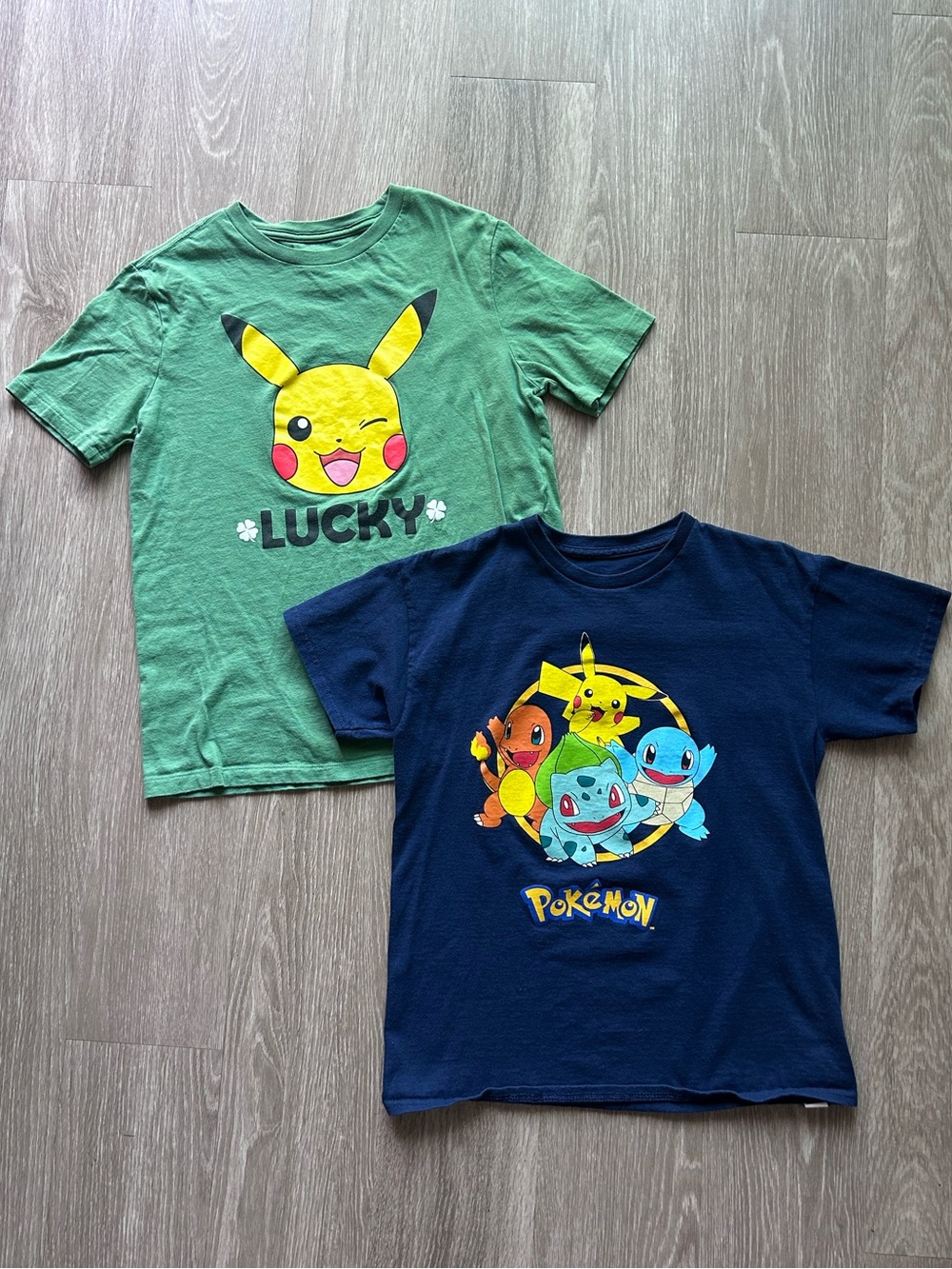 Boys Pokémon Graphic Tee Bundle (2 Shirts) Size L & XL